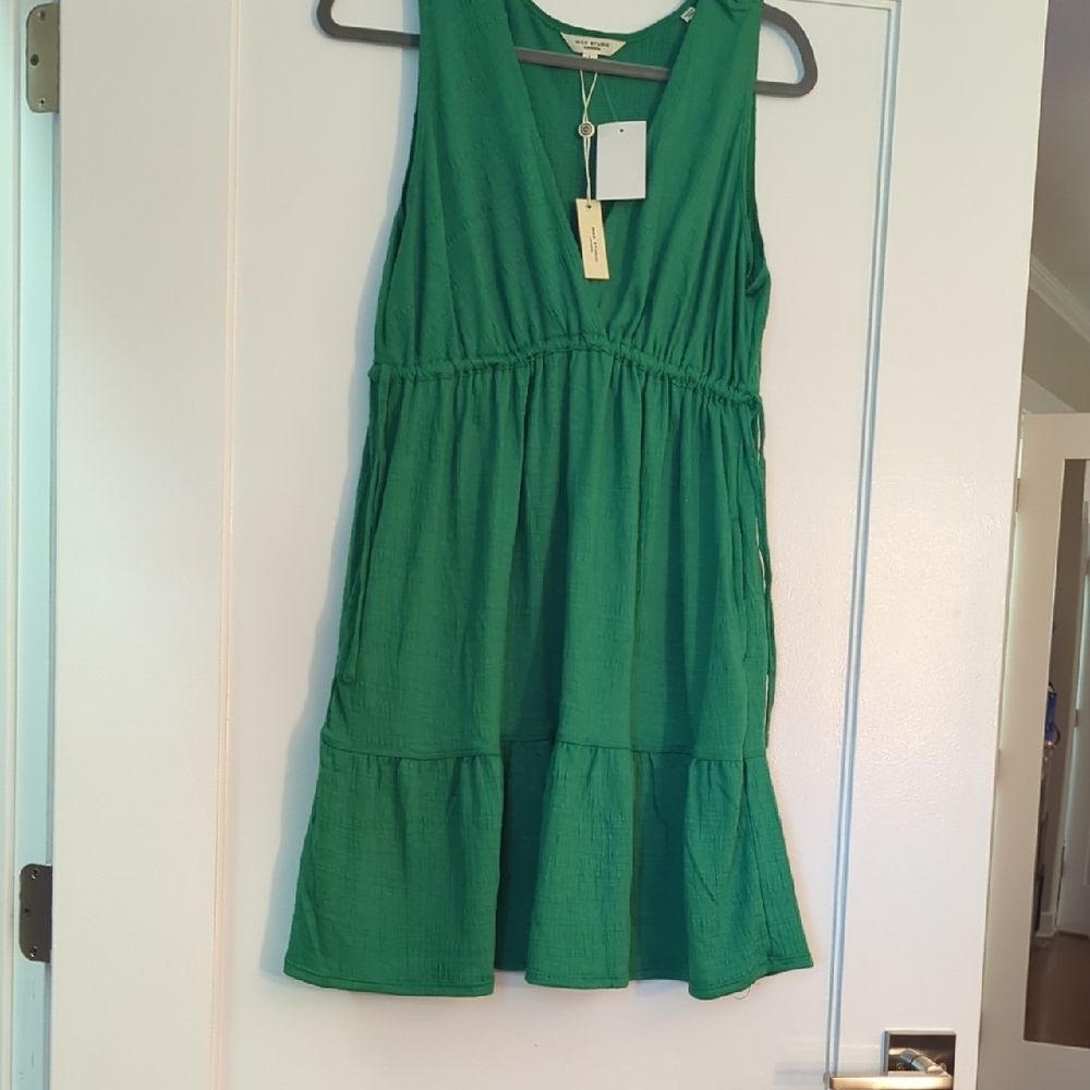 Max Studio Green Midi Dress